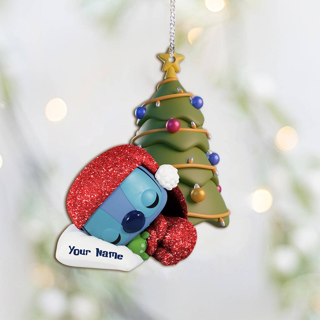 Personalized Christmas Ornament Custom Name Acrylic Gift Ornament GradoCreations