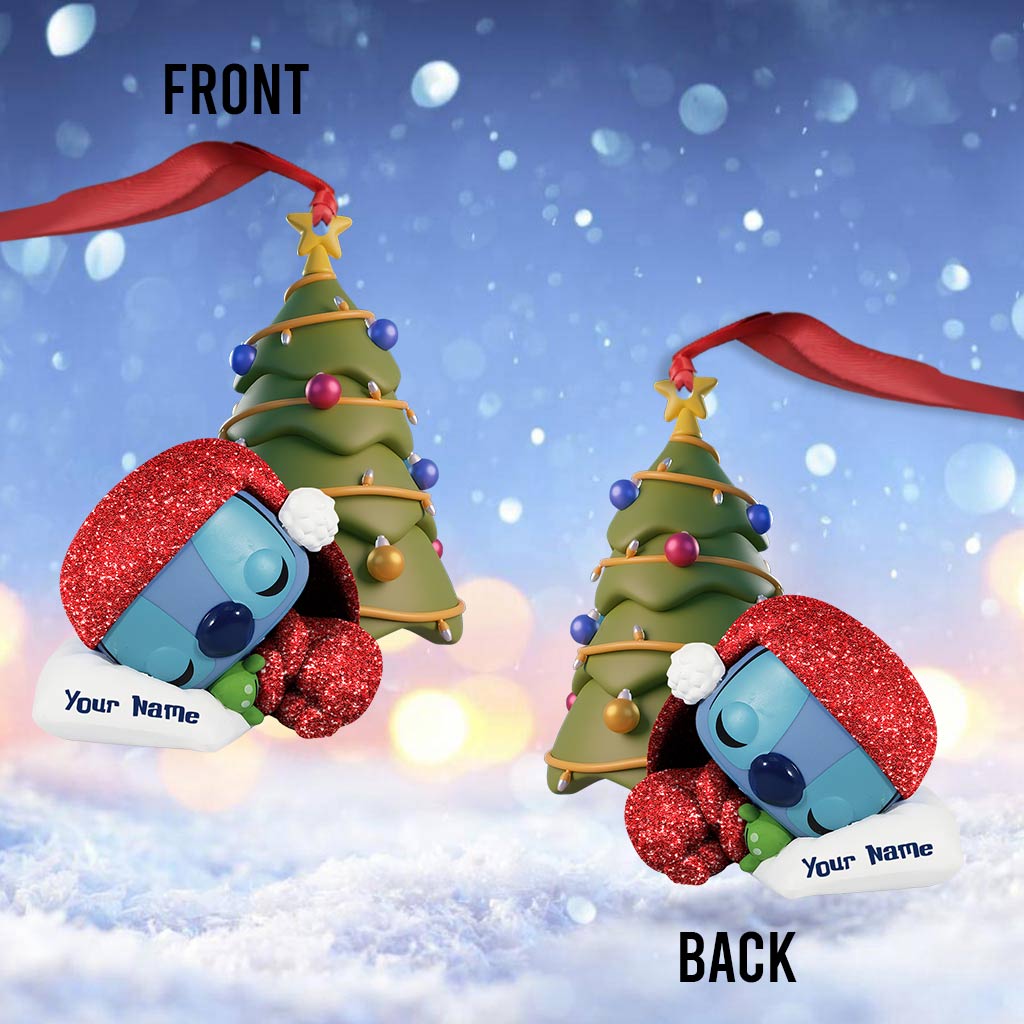 Personalized Christmas Ornament Custom Name Acrylic Gift Ornament GradoCreations