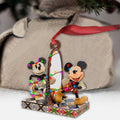 Personalized Christmas Mouse Ornament Custom Name Gift Ornament GradoCreations