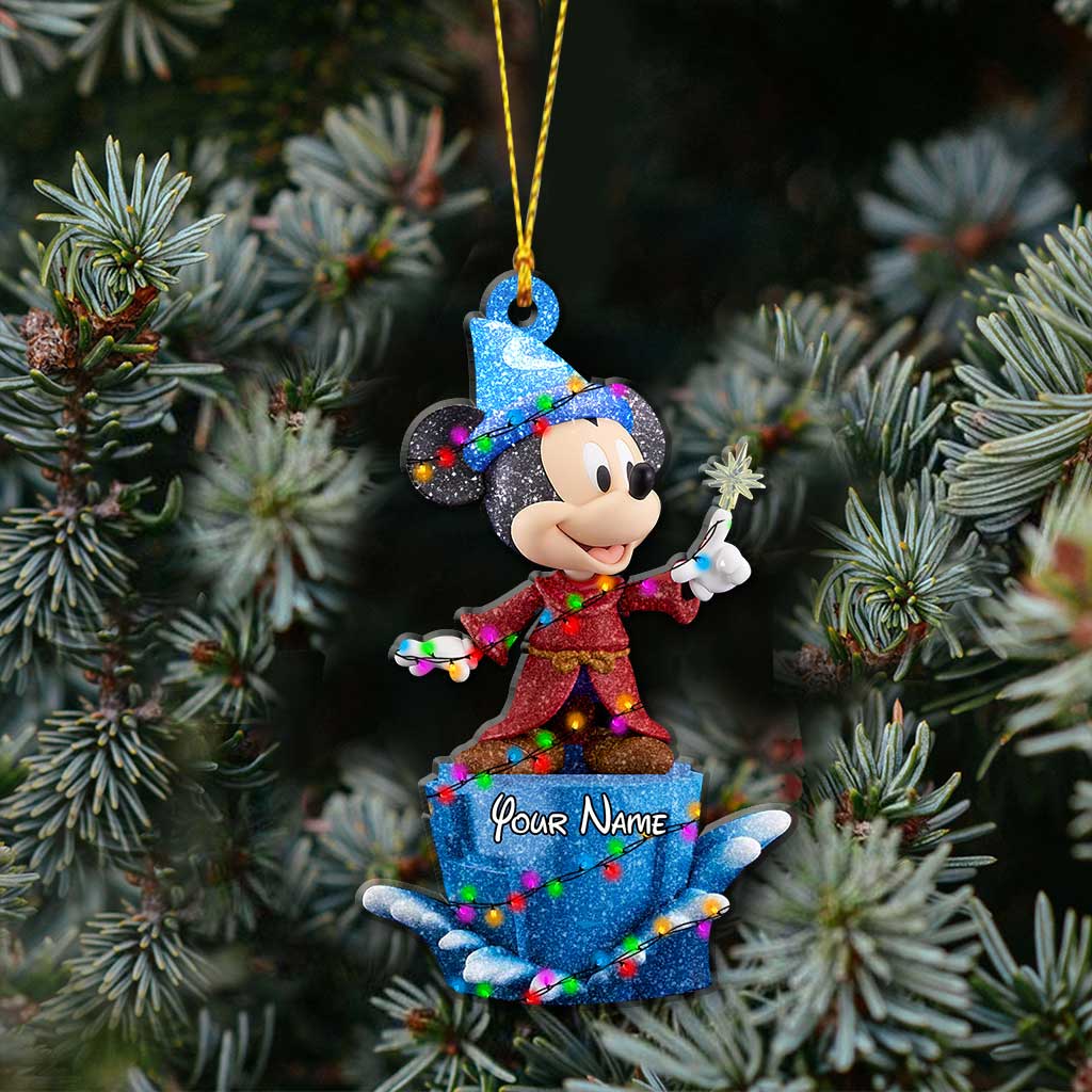 Personalized Christmas Mouse Ornament Custom Name Gift Ornament GradoCreations