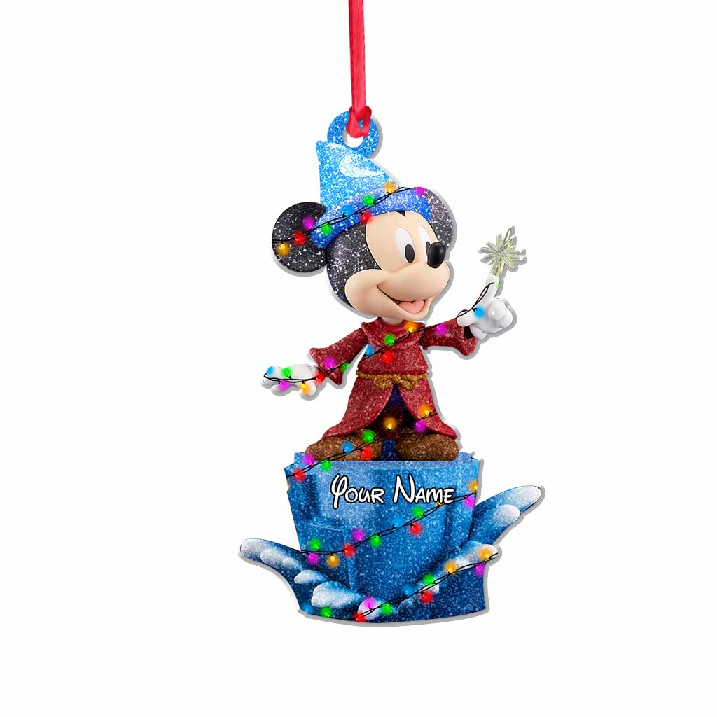 Personalized Christmas Mouse Ornament Custom Name Gift Ornament GradoCreations