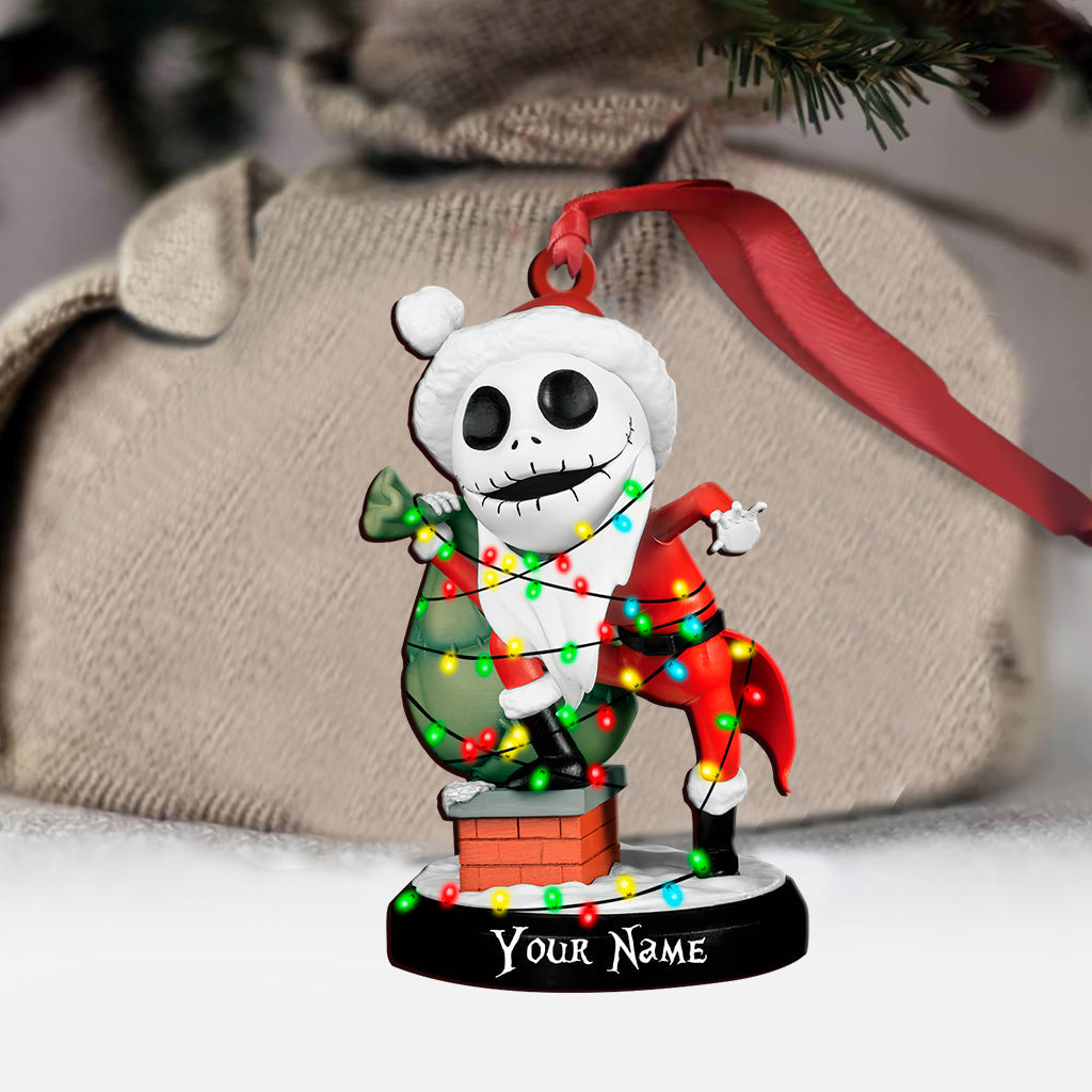Personalized Christmas Ornament Custom Name Festive Decor Gift Ornament GradoCreations