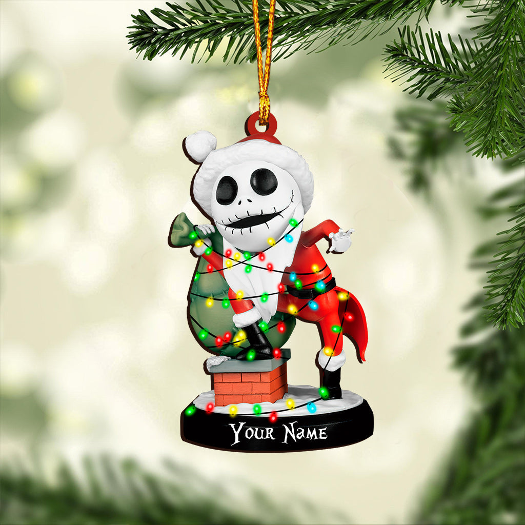 Personalized Christmas Ornament Custom Name Festive Decor Gift Ornament GradoCreations