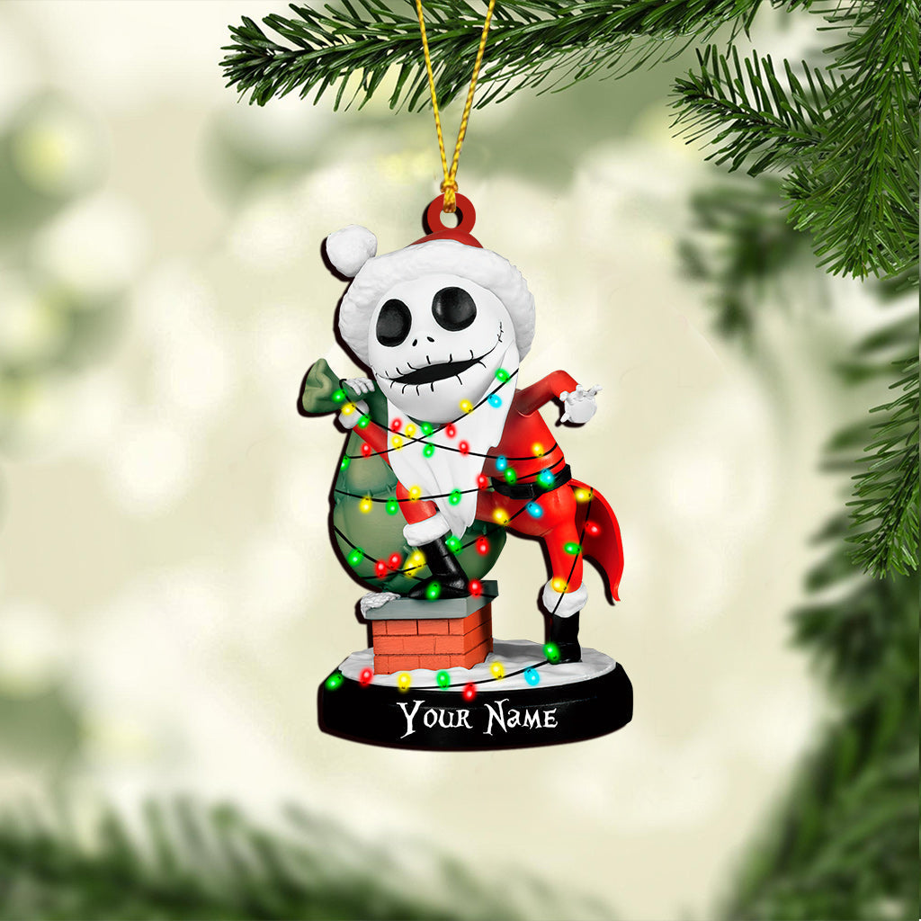 Personalized Christmas Ornament Custom Name Festive Decor Gift Ornament GradoCreations