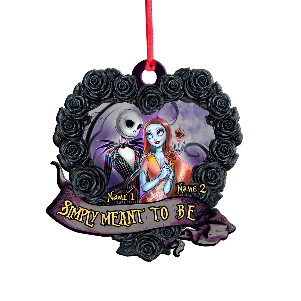 Personalized Nightmare Love Christmas Ornament Custom Name Gift Ornament GradoCreations