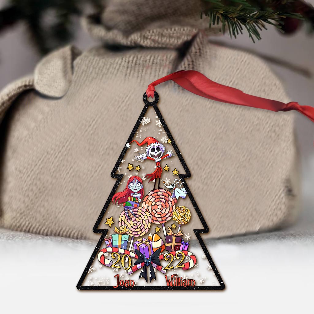Personalized Christmas Ornament Custom Name Acrylic Decor One-sided Ornament GradoCreations