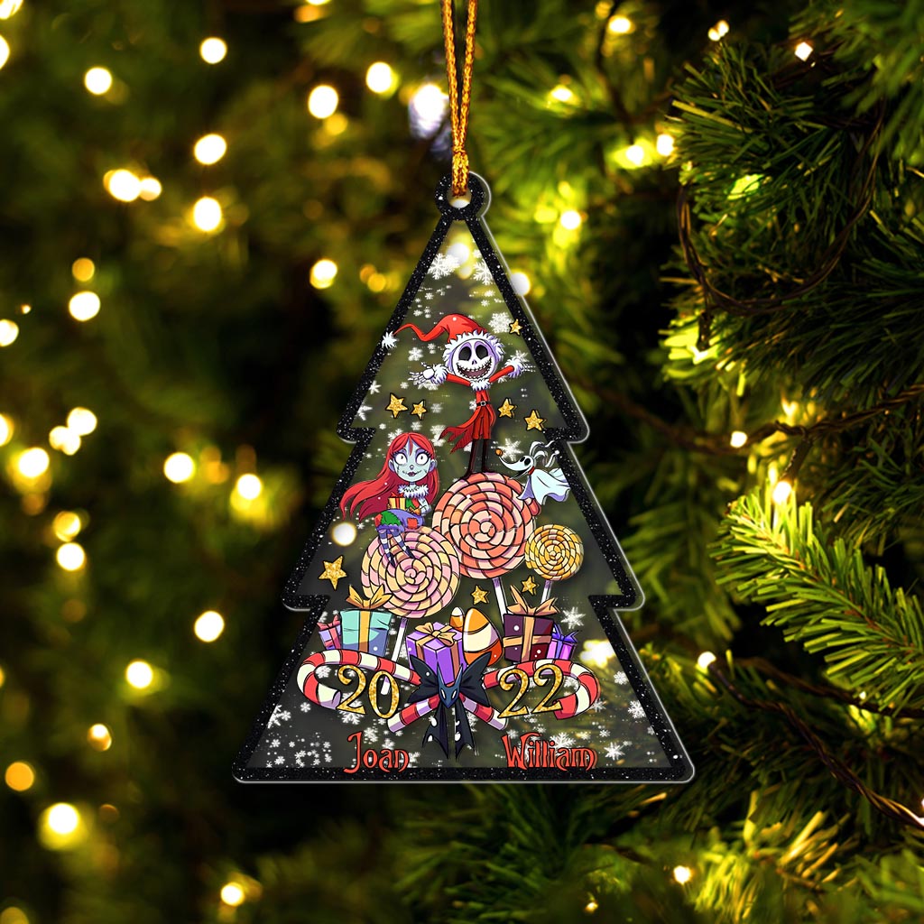 Personalized Christmas Ornament Custom Name Acrylic Decor One-sided Ornament GradoCreations