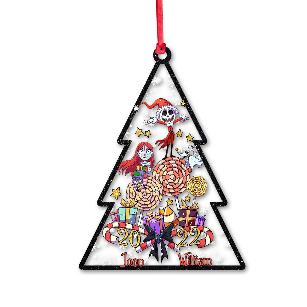 Personalized Christmas Ornament Custom Name Acrylic Decor One-sided Ornament GradoCreations