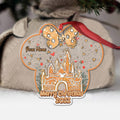 Personalized Acrylic Christmas Mouse Ornament Custom Name Gift One-sided Ornament GradoCreations