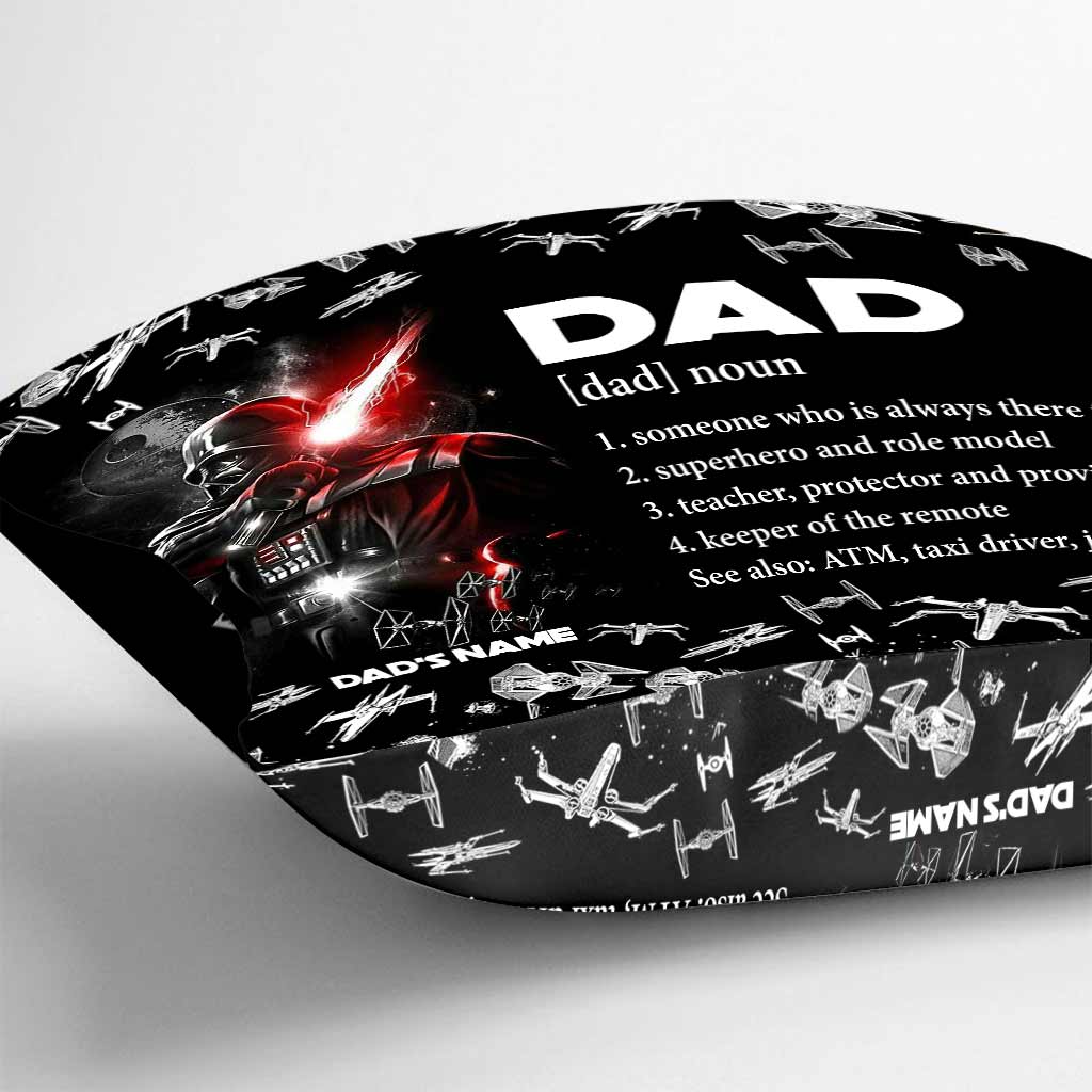 Personalized Darth Vader Throw Pillow Gift for Dad Throw Pillow GradoCreations