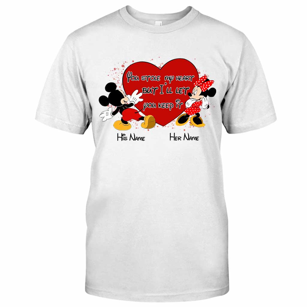 Personalized Couple Mouse T-shirt & Hoodie with Names Gift T-shirt & Hoodie GradoCreations