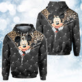 Personalized Mickey Mouse Hoodie All Over Print Gift for Kids All Over Shirt GradoCreations