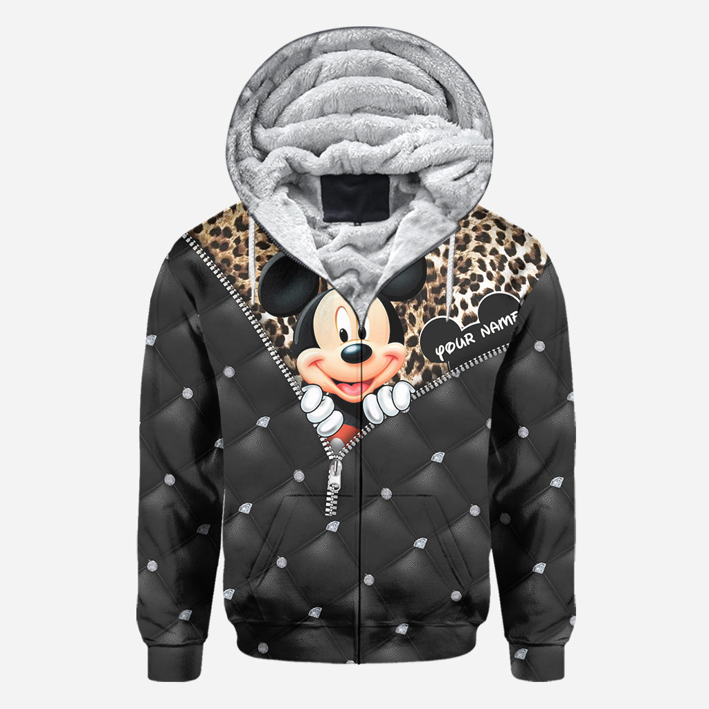 Personalized Mickey Mouse Hoodie All Over Print Gift for Kids All Over Shirt GradoCreations