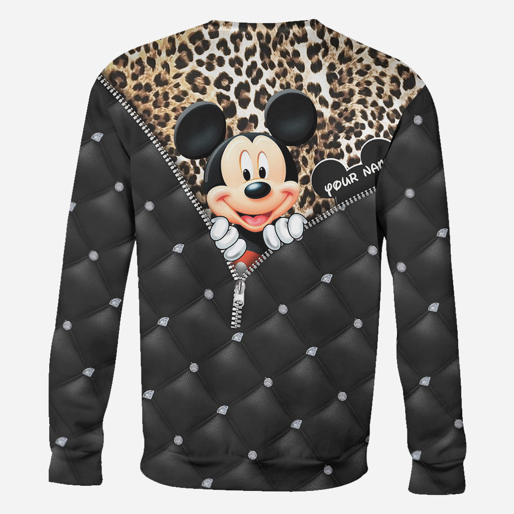 Personalized Mickey Mouse Hoodie All Over Print Gift for Kids All Over Shirt GradoCreations
