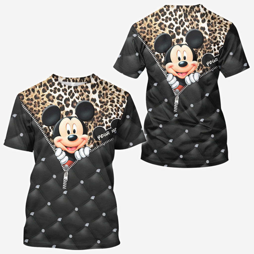 Personalized Mickey Mouse Hoodie All Over Print Gift for Kids All Over Shirt GradoCreations
