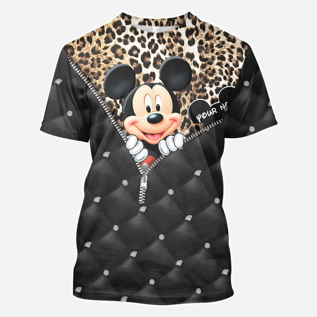 Personalized Mickey Mouse Hoodie All Over Print Gift for Kids All Over Shirt GradoCreations