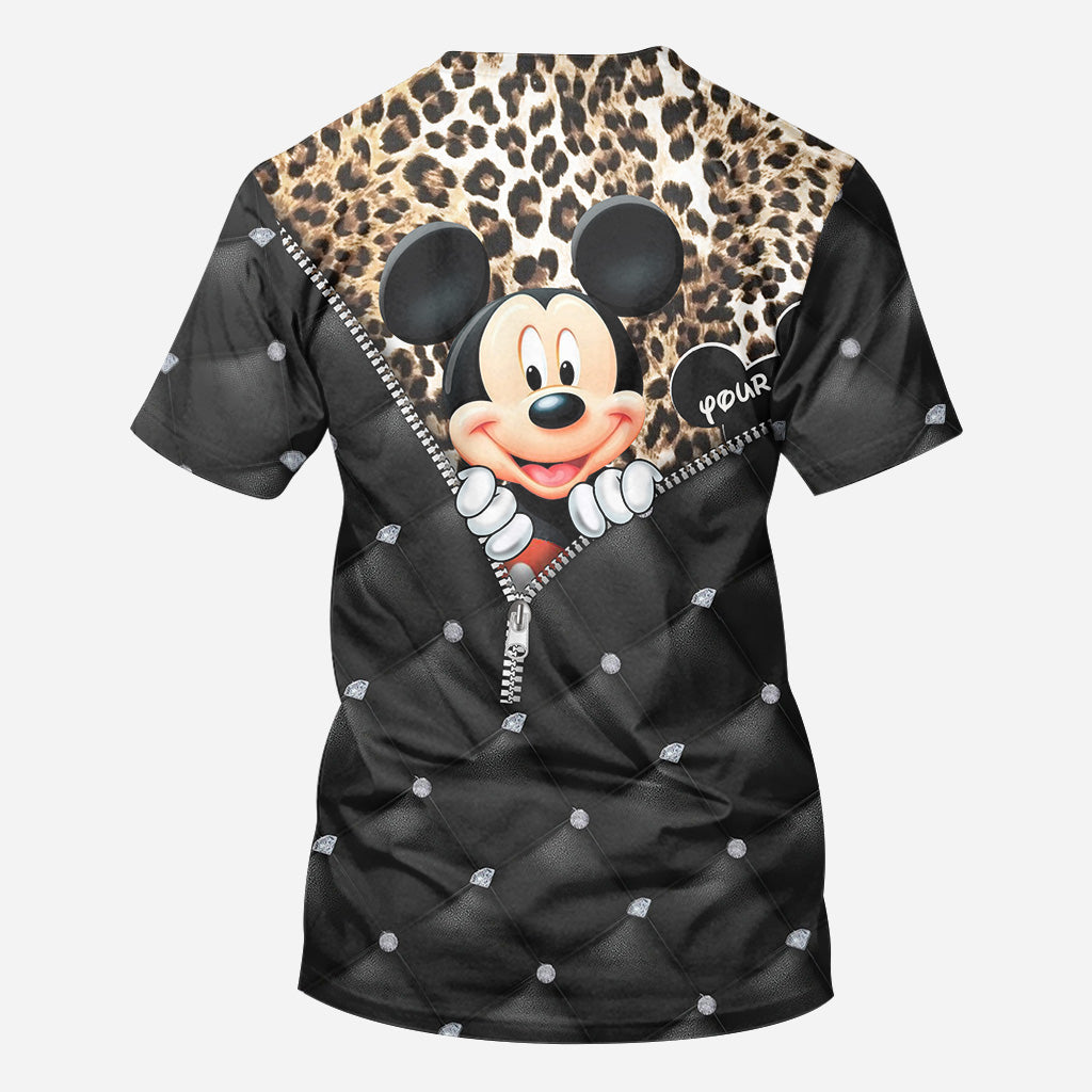 Personalized Mickey Mouse Hoodie All Over Print Gift for Kids All Over Shirt GradoCreations