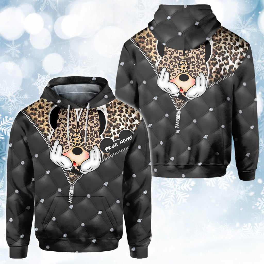 Personalized Magical Mouse Ears All Over Hoodie Custom Name Gift All Over Shirt GradoCreations
