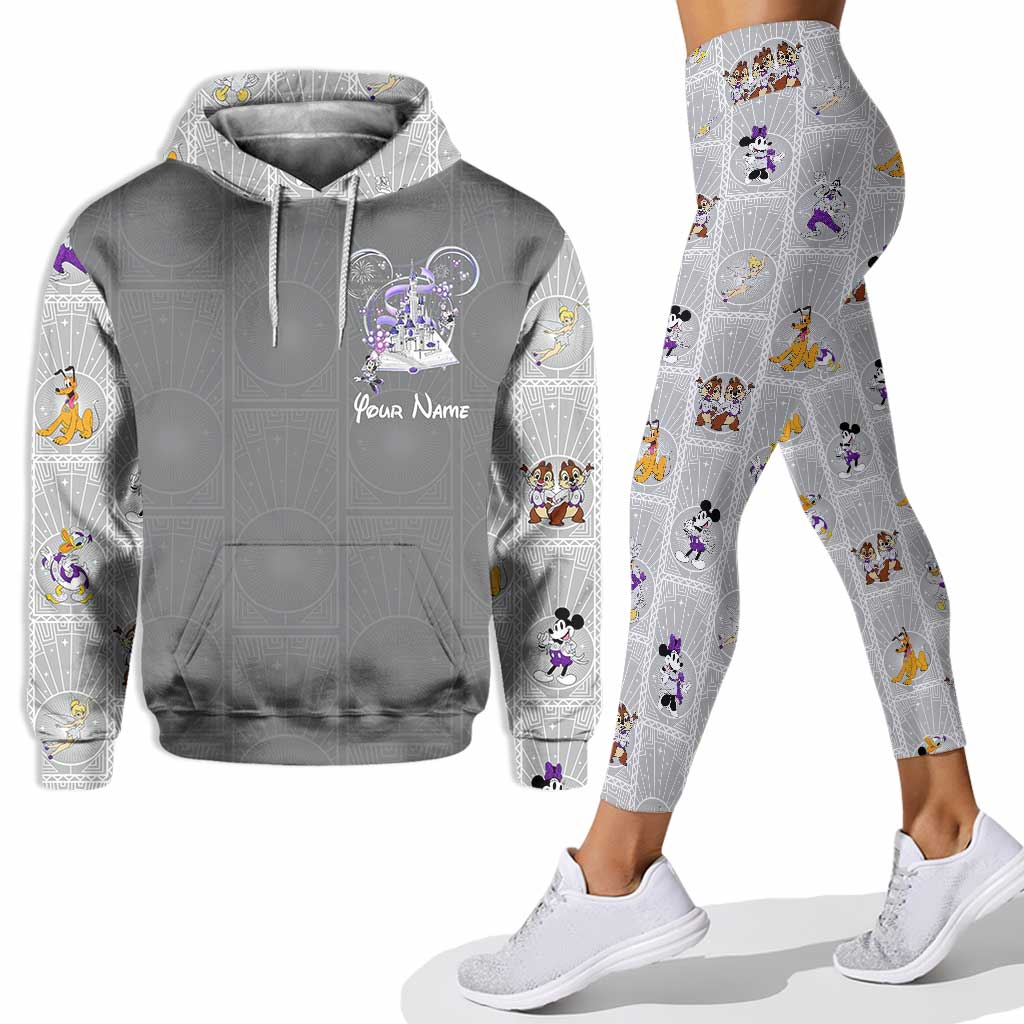 Personalized Mouse Hoodie & Leggings Set Custom Name Gift Hoodie & Leggings GradoCreations