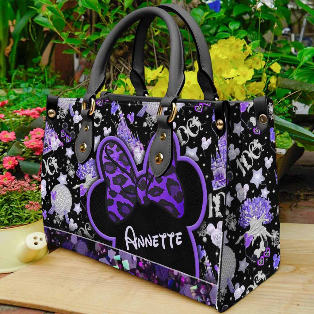 Personalized Leather Handbag Custom Name Gift for Her Leather Handbag GradoCreations