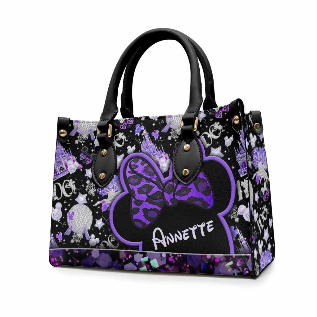 Personalized Leather Handbag Custom Name Gift for Her Leather Handbag GradoCreations