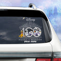 Personalized Disney 100 Years of Wonder Decal for Cars & Laptops Decal Full GradoCreations