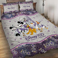 Personalized Disney 100 Years Quilt Set with Custom Names for Kids Quilt Set GradoCreations