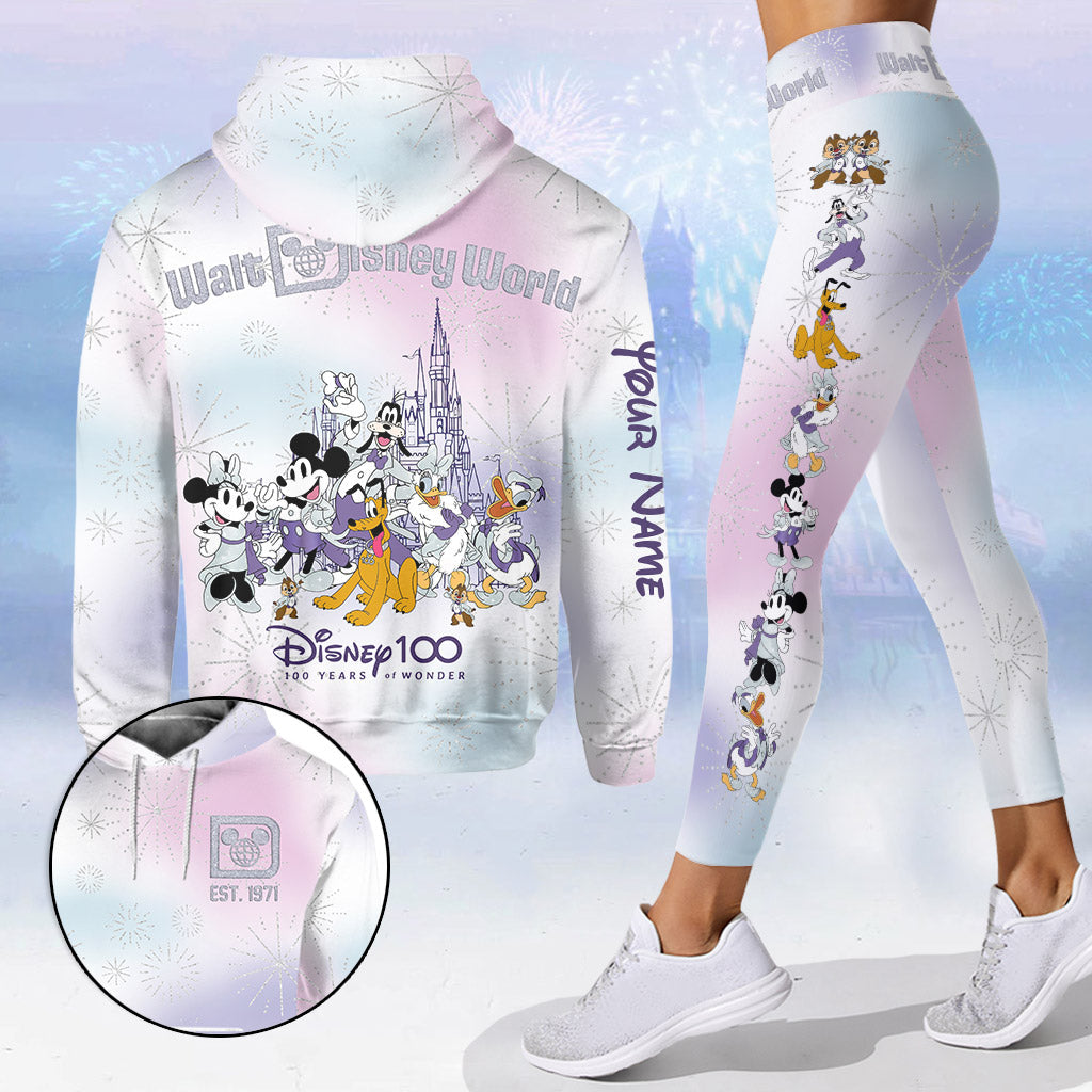 Personalized Disney 100 Years of Wonder Hoodie & Leggings Gift Hoodie & Leggings GradoCreations