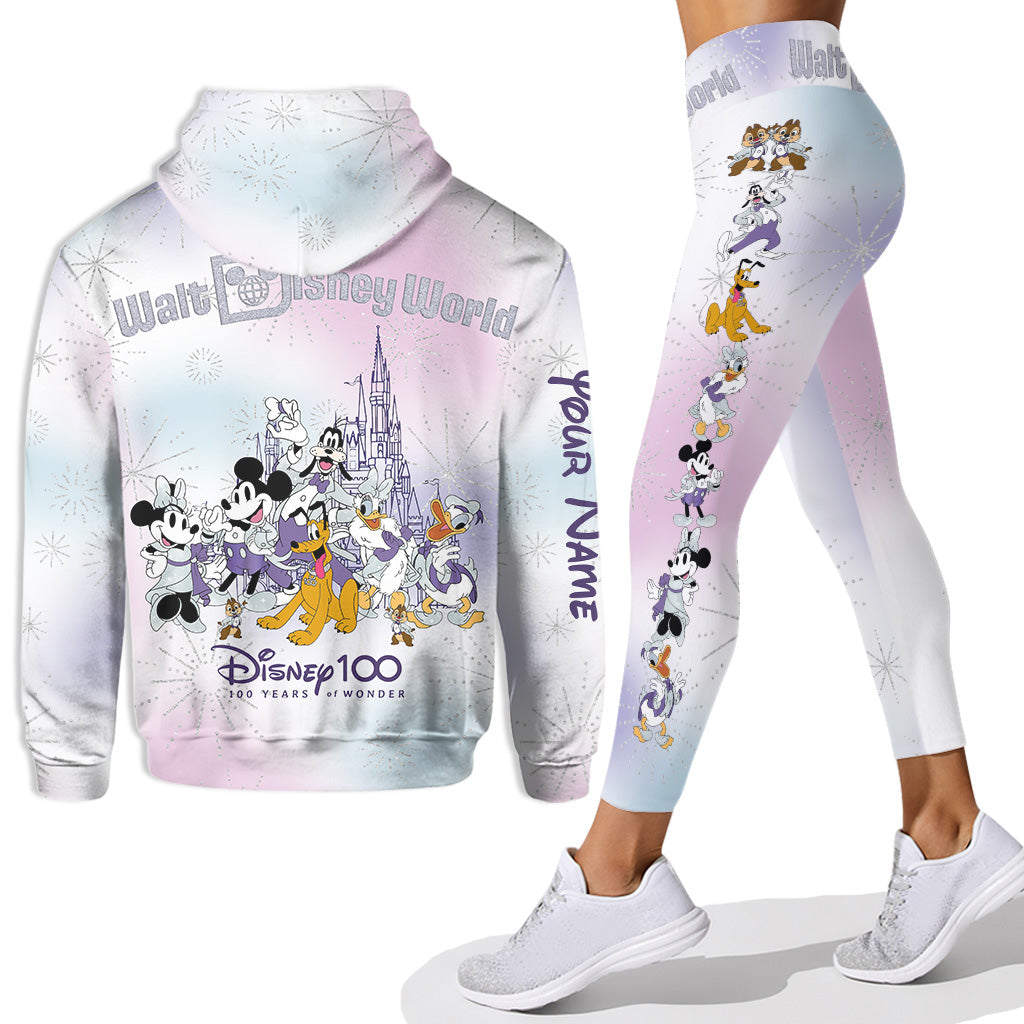 Personalized Disney 100 Years of Wonder Hoodie & Leggings Gift Hoodie & Leggings GradoCreations