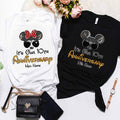 Personalized Anniversary T-shirt & Hoodie with Custom Names T-shirt & Hoodie GradoCreations