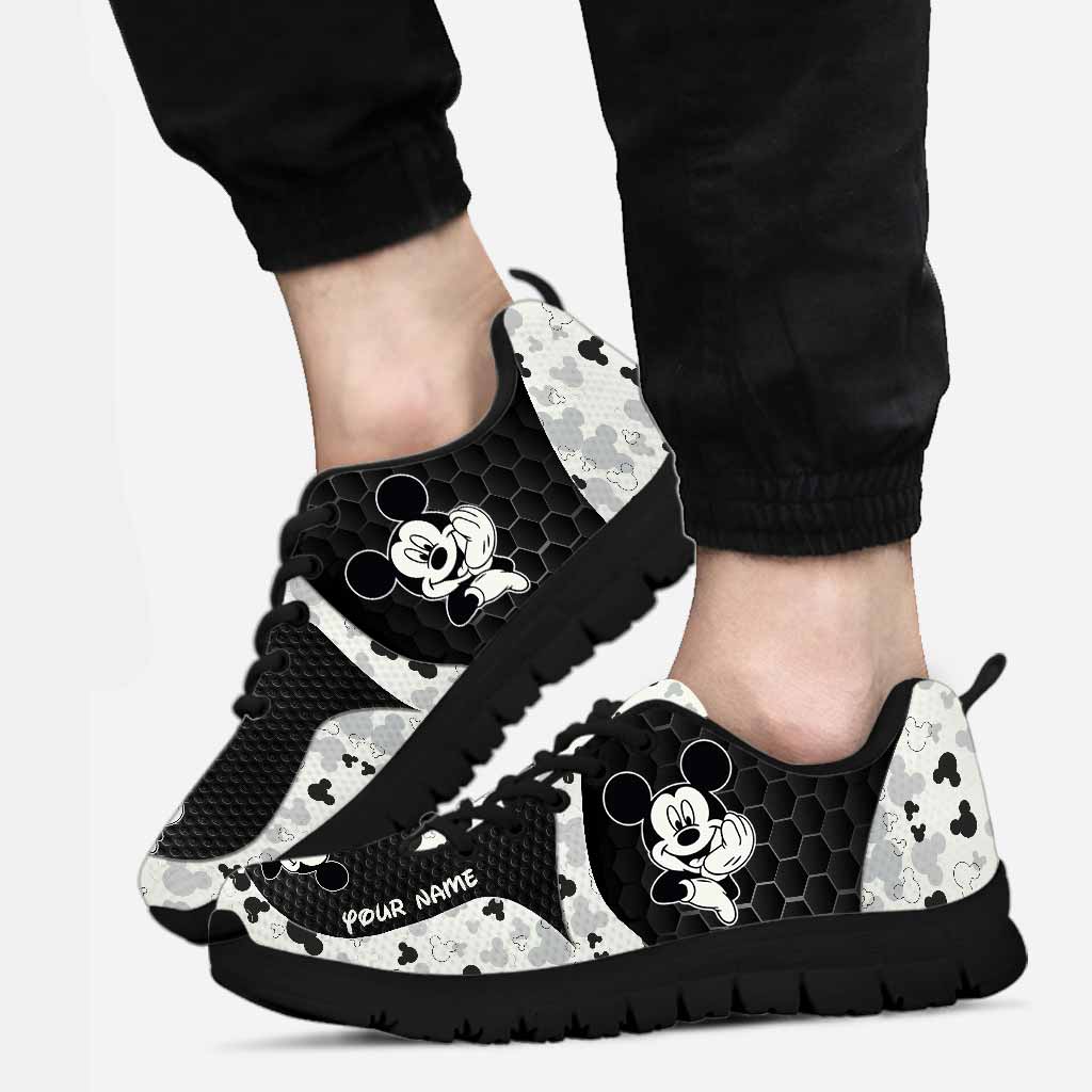 Personalized Mickey Mouse Sneakers Custom Name Gift for Kids Sneakers GradoCreations