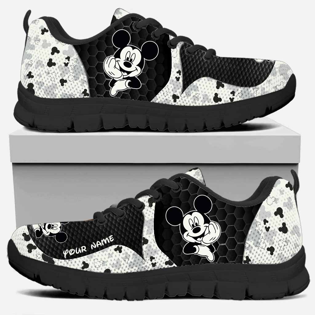 Personalized Mickey Mouse Sneakers Custom Name Gift for Kids Sneakers GradoCreations