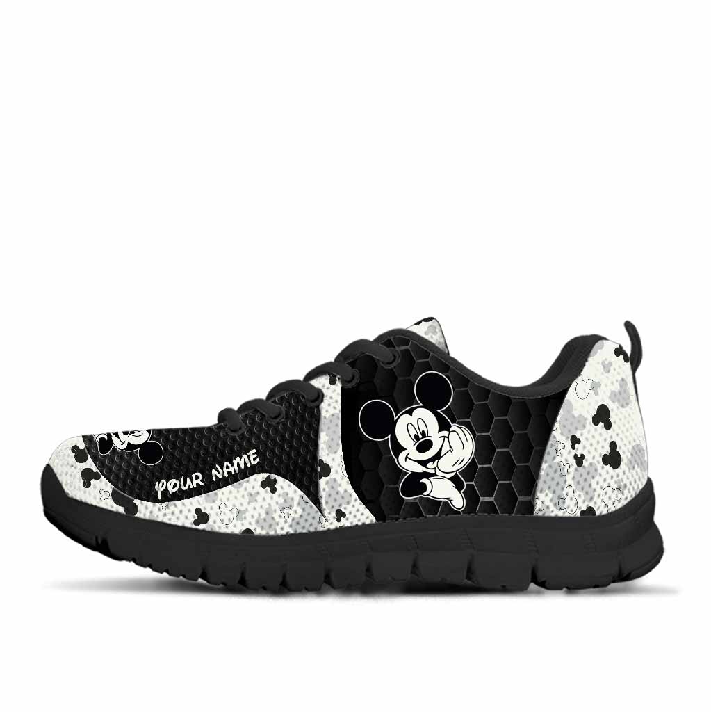 Personalized Mickey Mouse Sneakers Custom Name Gift for Kids Sneakers GradoCreations