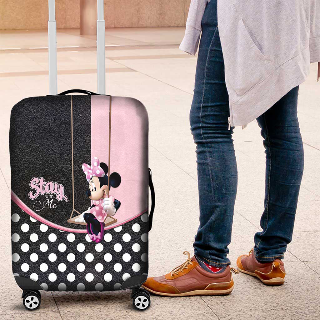 Personalized Minnie Mouse Luggage Cover Custom Name Gift Luggage Cover GradoCreations