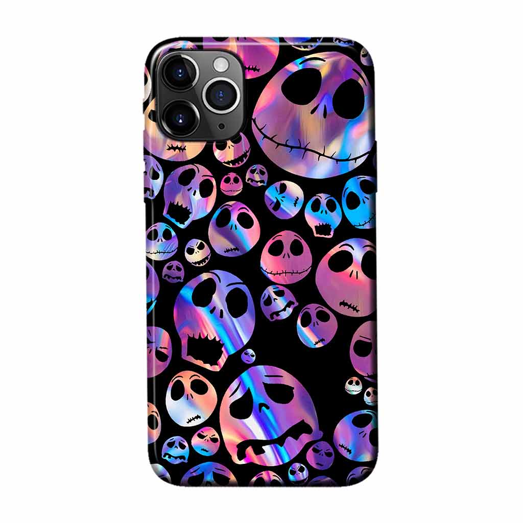 Personalized Nightmare Purple Hologram Phone Case for Halloween Gift Phone case GradoCreations