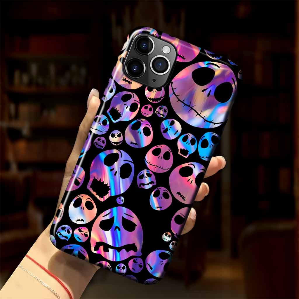 Personalized Nightmare Purple Hologram Phone Case for Halloween Gift Phone case GradoCreations