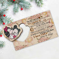 Personalized Christmas Mouse Wooden Pop Out Ornament Gift for Husband Pop Out Ornament GradoCreations