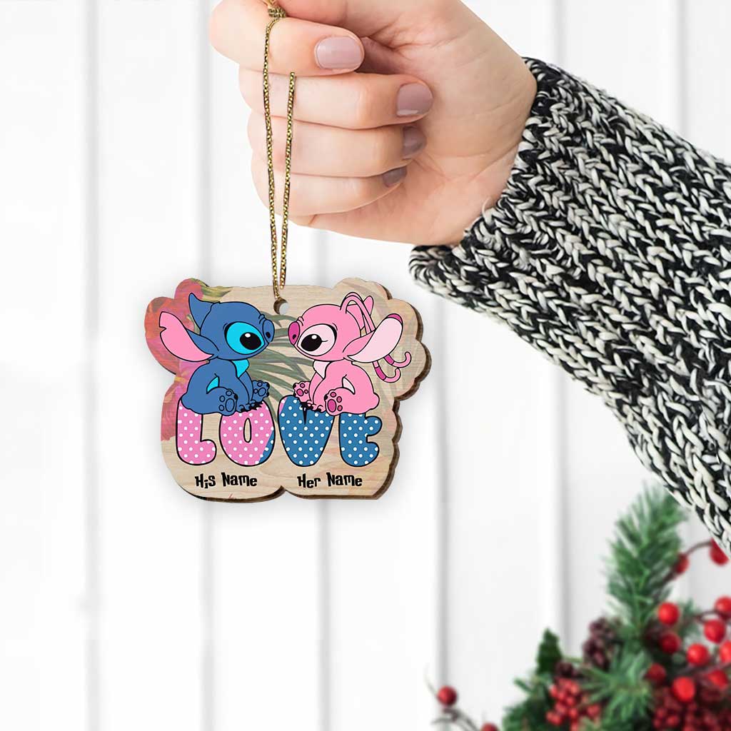 Personalized Ohana Wooden Ornament for Husband - Christmas Gift Pop Out Ornament GradoCreations