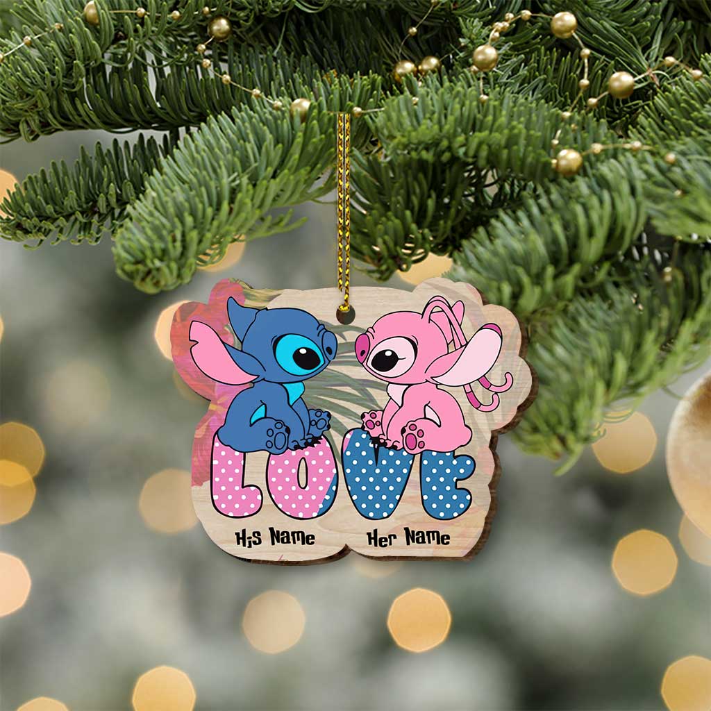 Personalized Ohana Wooden Ornament for Husband - Christmas Gift Pop Out Ornament GradoCreations