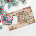 Personalized Ohana Wooden Ornament for Husband - Christmas Gift Pop Out Ornament GradoCreations