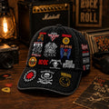 Personalized Classic Rock Cap Custom Name Gift for Music Lovers Classic Cap GradoCreations