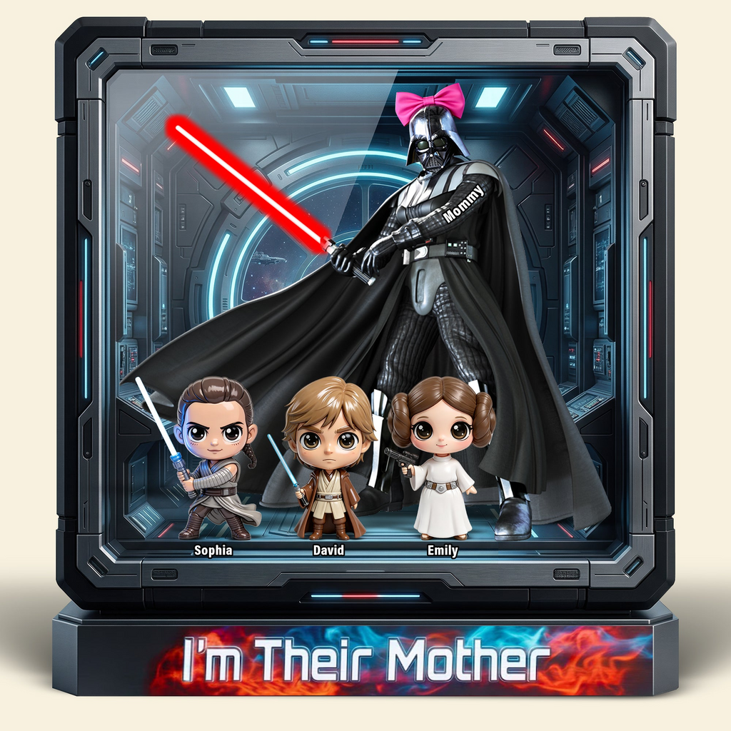 Personalized Acrylic Plaque I'm Their Mother Gift for Mom Movie Fans