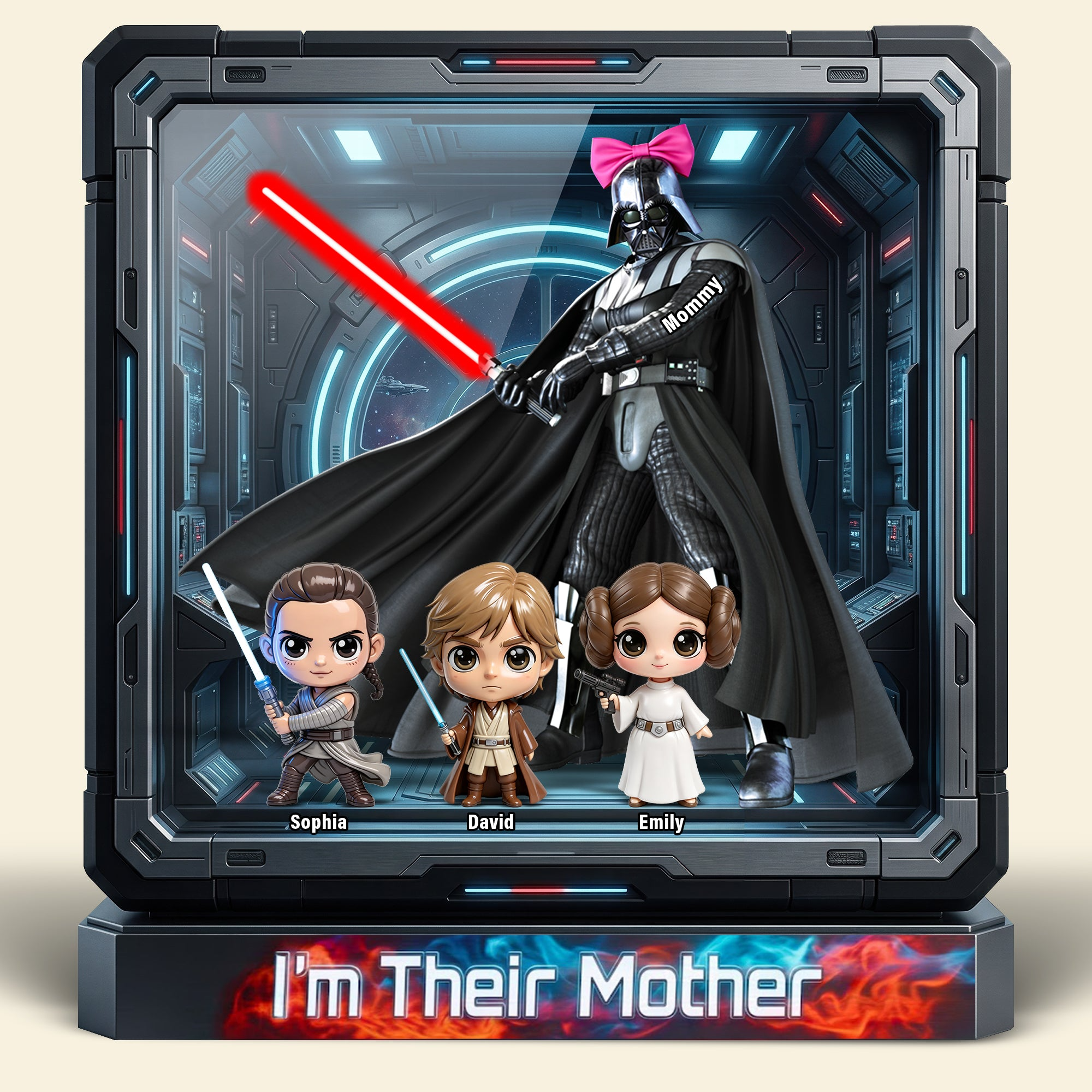 Personalized Acrylic Plaque I'm Their Mother Gift for Mom Movie Fans