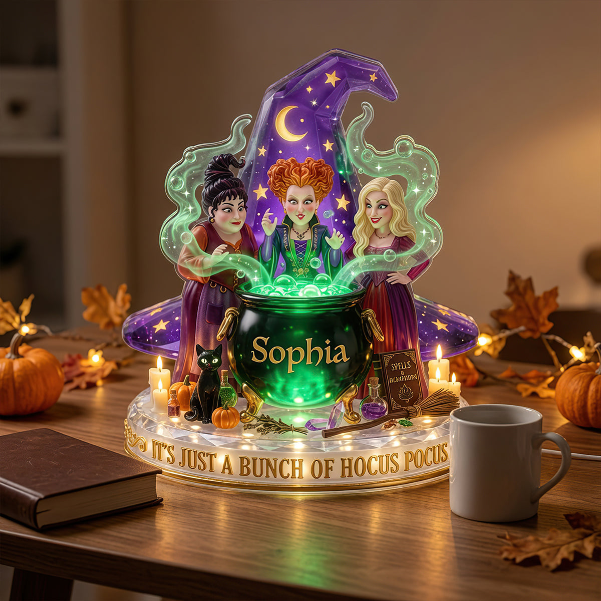 Personalized Acrylic Halloween Light Box Gift for Movie Fans Acrylic Light Box GradoCreations