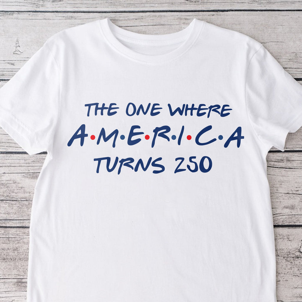 Personalized 4th of July Shirt Commemorating America's 250th Anniversary Gift Gearment Shirt GradoCreations