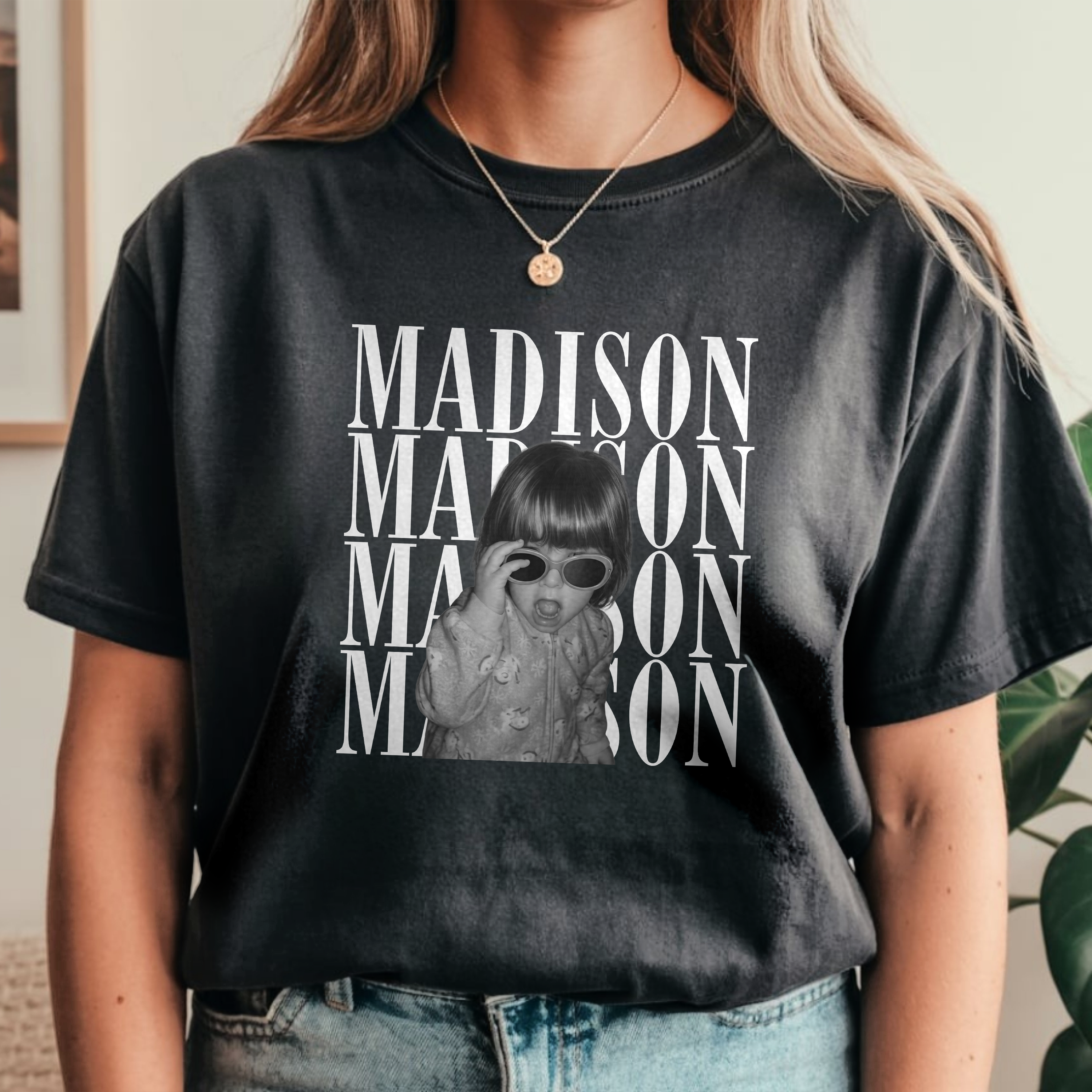 Custom Kid Photo Vintage Comfort Shirt Unique Family Gift Comfort Shirt GradoCreations