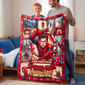 Personalized Spider-Man Blanket Custom Name Gift for Kids Blanket GradoCreations