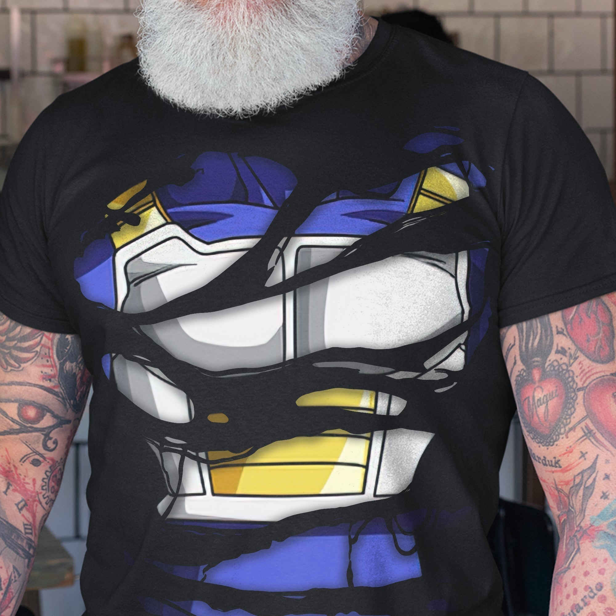Personalized Super Saiyan Dad Shirt Custom Name Gift for Father's Day