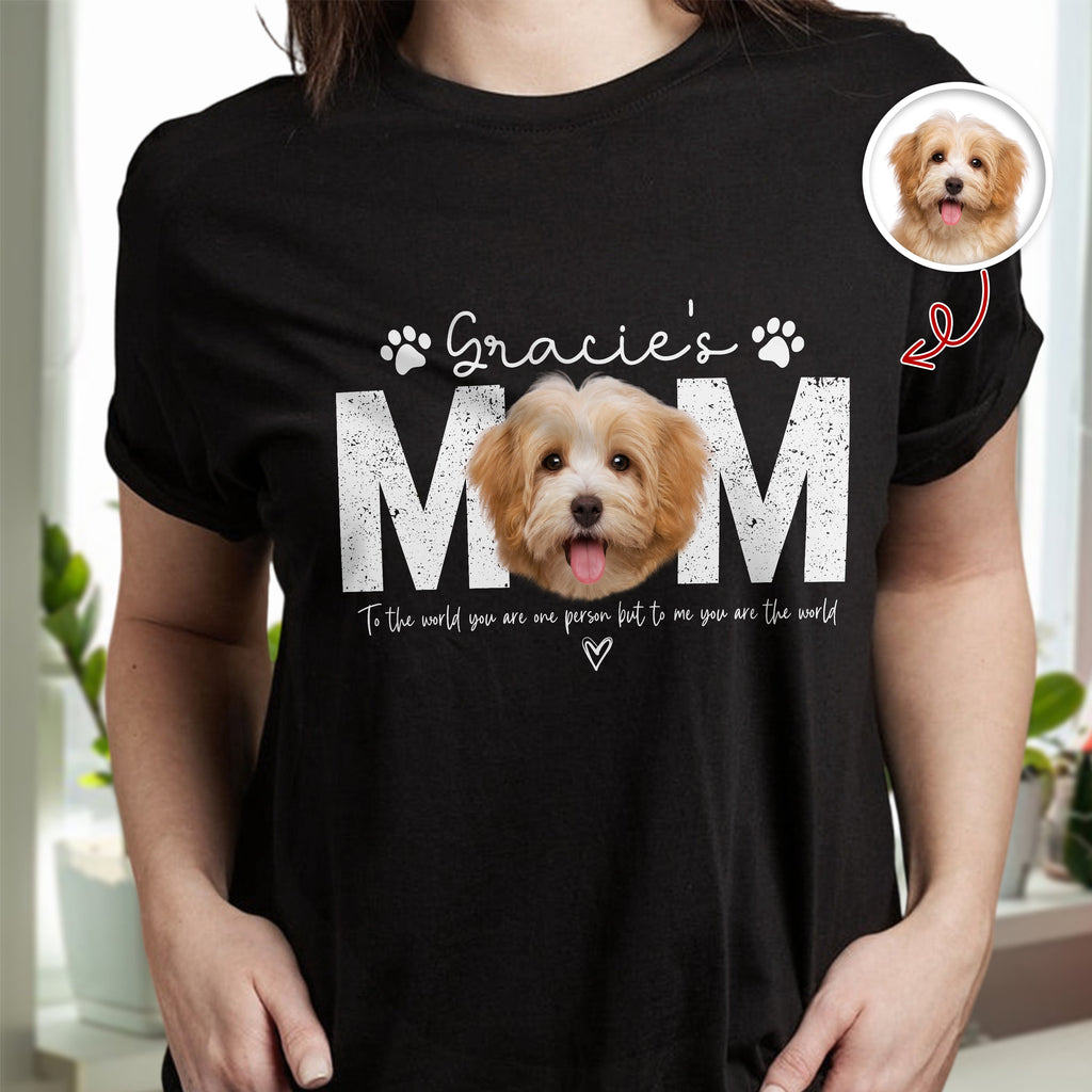 Personalized Dog Dad T-Shirt Custom Photo Gift for Father's Day HN590 - Tshirt GradoCreations