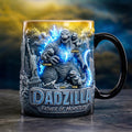 Personalized Color Changing Mug Funny Dad Godzilla Gift